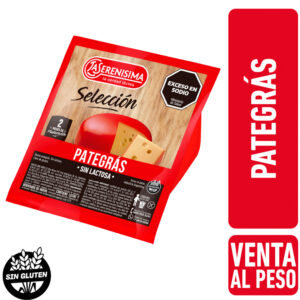 Queso La Serenísima pategras sin lactosa x kg.