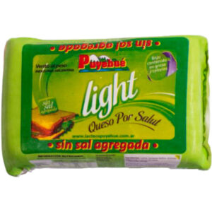 Queso port salut ligth Puyehue fraccionado x kg.