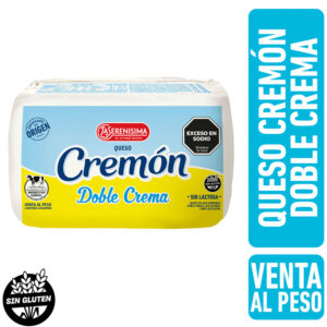 Queso doble crema cremon fracc La serenísima x kg.