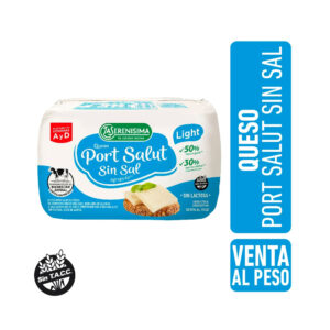 Queso port salut La Serenísima sin sal fraccionado x kg