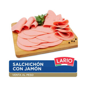 Salchichón con jamón feteado Lario 150 grs