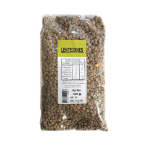 Lentejones secos 500 g.