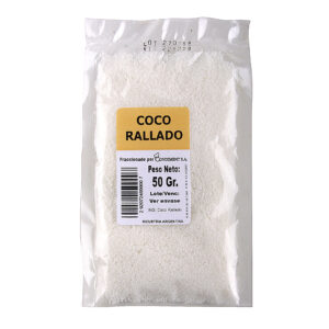 Coco rallado 50 g.