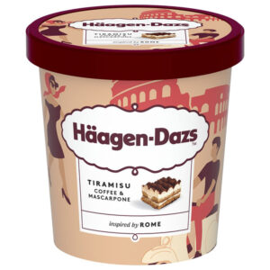 Helado Haagen Dazs tiramisu roma en pote 420 ml