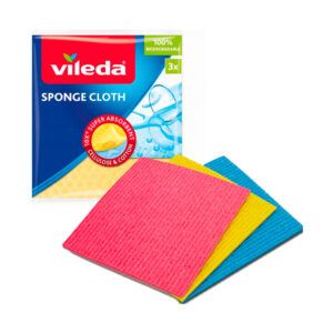 Paño esponja Vileda súper absorbente | pack de 3 unidades