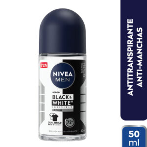 Desodorante antitranspirante Nivea Men Invisible B&W Roll On 50 ml