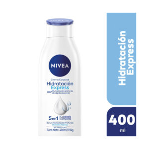 Crema corporal Nivea Hidratación Express humectación profunda piel normal a seca 400 ml