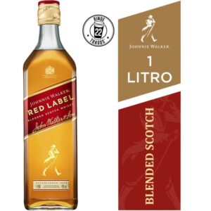 Whisky Johnnie Walker red label botella 1 lt.