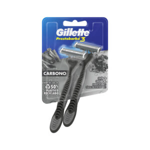 Máquina de afeitar Gillette Prestobarba3 carbono 2 uni