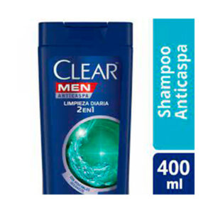 Shampoo 2 en 1 Clear dual effect 400 cc.