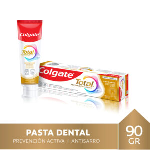 Pasta dental Colgate Total antisarro con flúor 90 grs