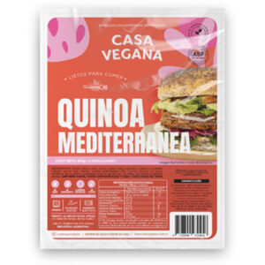 Medallón quinoa mediterranea Casa Vegana 400 g.