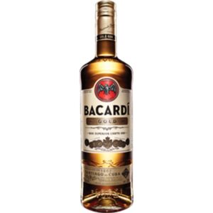 Ron Bacardi carta oro en botella 750 ml