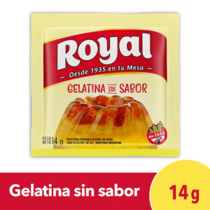 Gelatina sin sabor Royal 14 g.