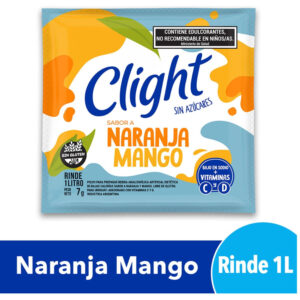 Jugo en Polvo Clight Naranja Mango 7grs