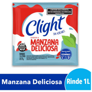 Jugo en Polvo Clight Manzana Deliciosa 7 grs