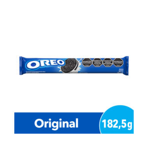 Galletitas Oreo rellenas con crema sabor original 182,5 g.
