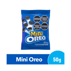Galletitas Oreo Mini rellenas con crema sabor original 50 g.