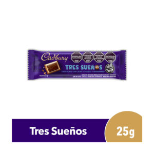Chocolate Cadbury tres sueños 25 g.