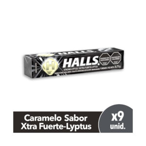 Caramelos Halls Menta Extra Fuerte 9 uni