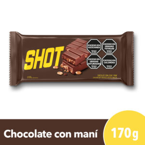 Chocolate SHOT con maní 170 g.