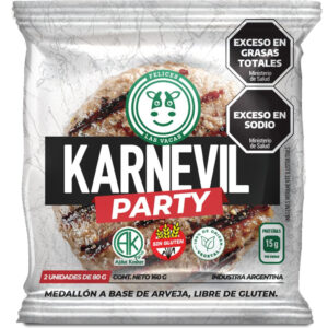 Medallón de arveja Felices las Vacas karnevil party 2 uni