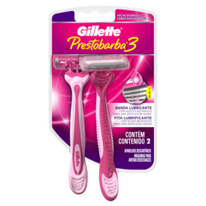 Máquina de afeitar Gillette Prestobarba 3 women 2 u.