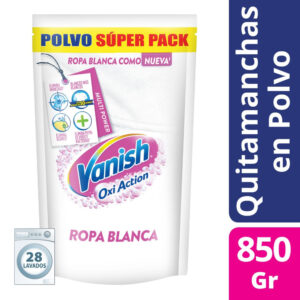 Quitamanchas en polvo Vanish oxi action blanco 850 g.