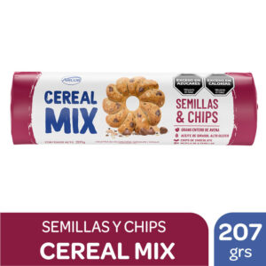 Galletitas Cereal Mix avena semilla frutilla 207 g.