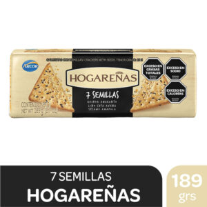 Galletitas Hogareñas 7 semillas 189 g.