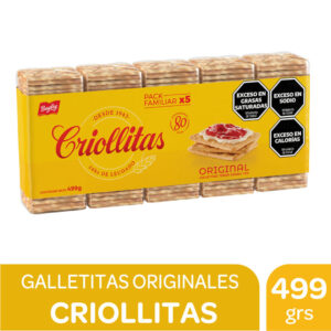 Galletitas Criollitas crackers x5 499 grs