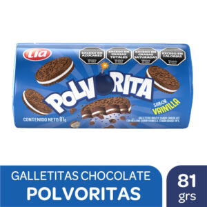 Galletitas Polvorita chocolate rellenas vainilla 81 g.