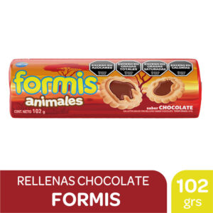 Galletitas Formis vainilla rellenas chocolate 102 g.