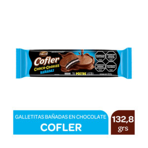 Galletitas bañadas en chocolate Cofler 132.8 g.
