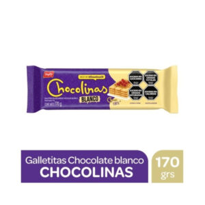 Galletitas chocolate blanco Chocolinas 170 grs