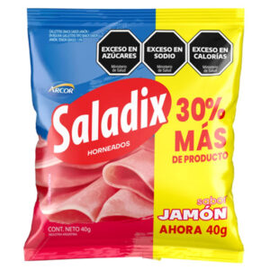 Galletitas saladas Saladix sabor jamón 40 grs