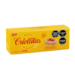 Galletitas crackers Criollitas 100 g.