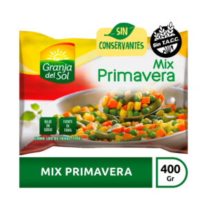Ensalada primavera congelada Granja del sol 400 g.