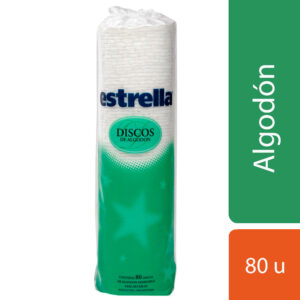 Algodón Estrella en discos 80 u.