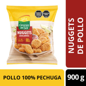 Nuggets de pollo Granja del sol en bolsa 900 g.