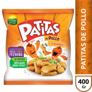 Bocaditos de pollo Patitas 400 g.