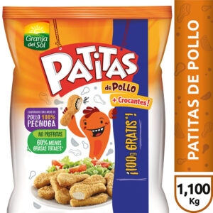 Bocaditos de pollo Patitas 1 kg + 100 g gratis