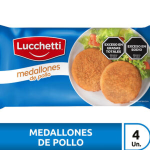 Medallones de pollo Lucchetti en bolsa 280 g.