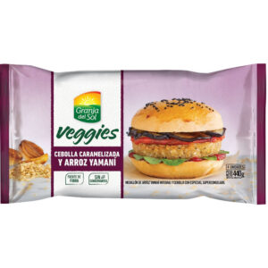Medallón veggies Granja del sol de cebolla y arroz 440 g.