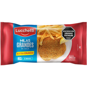 Milanesa de soja Lucchetti grande 4 uni