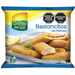 Bastoncitos de merluza Granja del Sol 300 g.