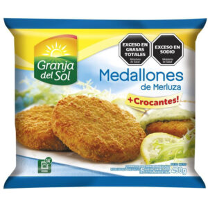Medallones de merluza Granja del Sol 450 g.