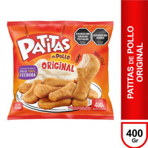 Bocaditos de pollo Patitas sabor original 400 grs