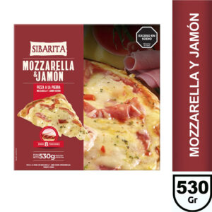 Pizza de mozzarella y jamón Sibarita en caja 530 grs