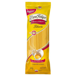 Fideos tallarines al huevo Don felipe 500 g.
